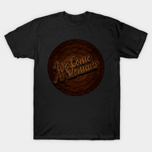 Circle Retro We Come As Romans T-Shirt